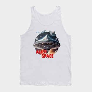 Alien Scary Space Tank Top